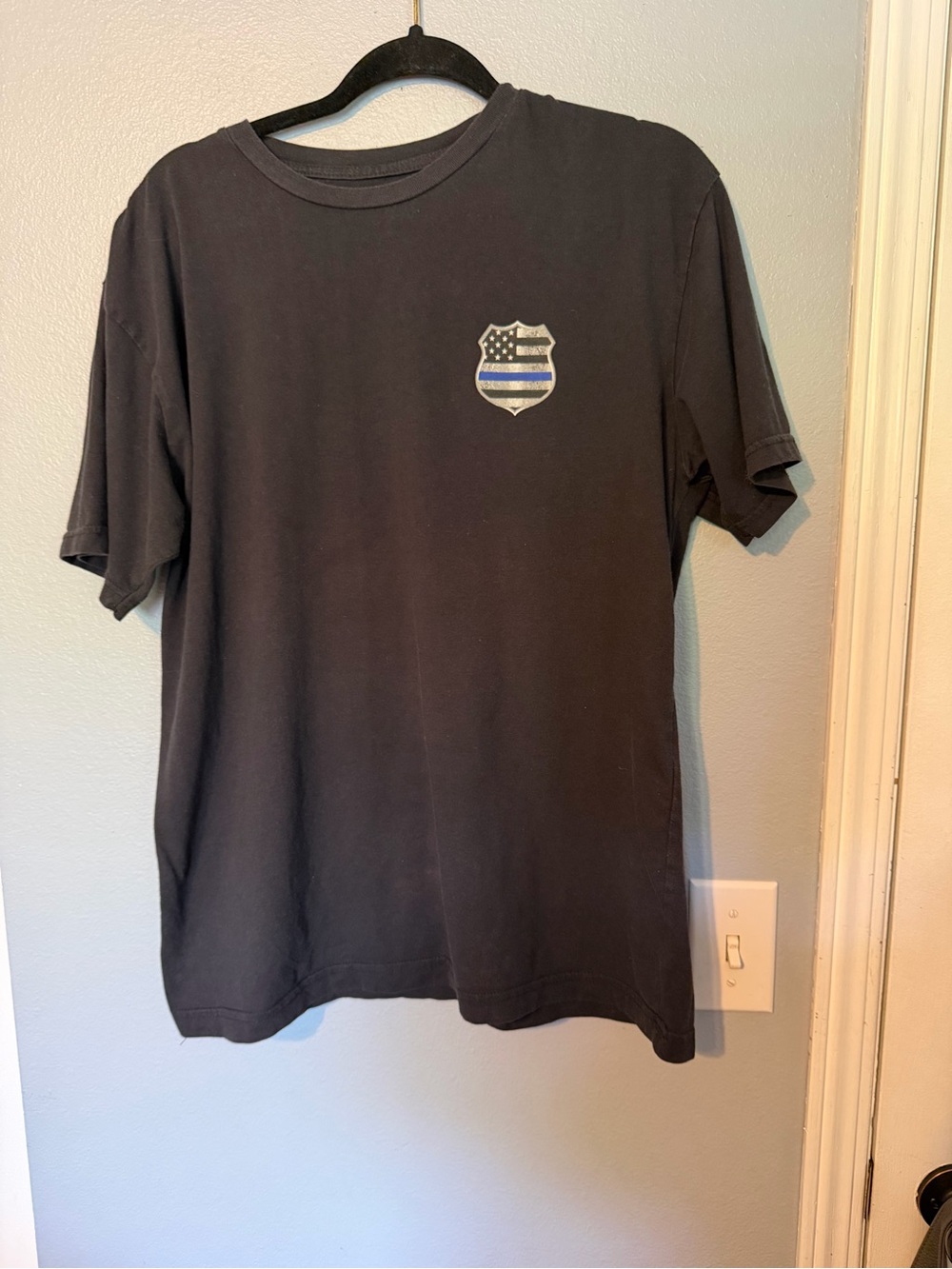 Rothco Black T-Shirt with Pink Logo Print